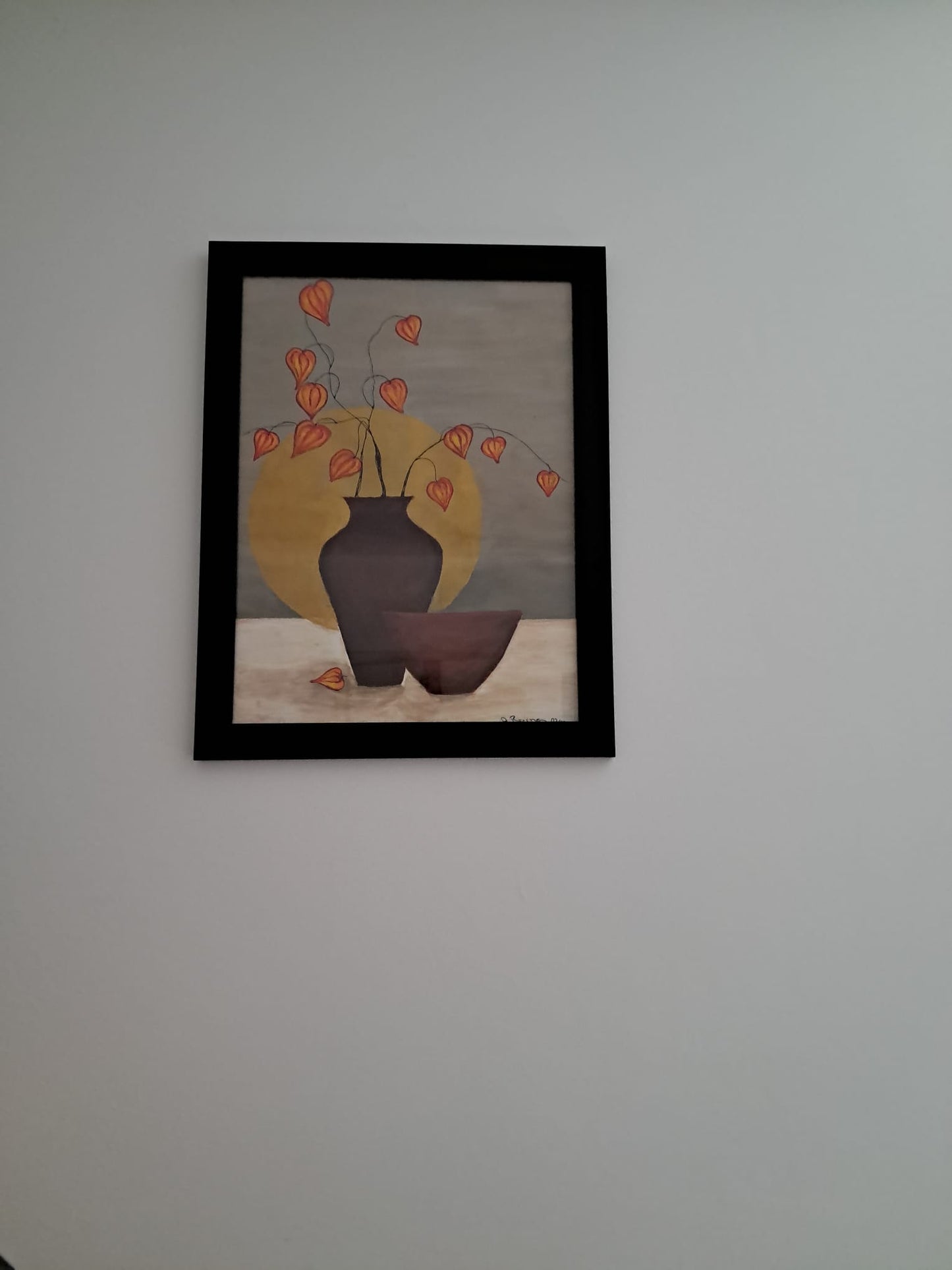 Lampignonblumen in Vase