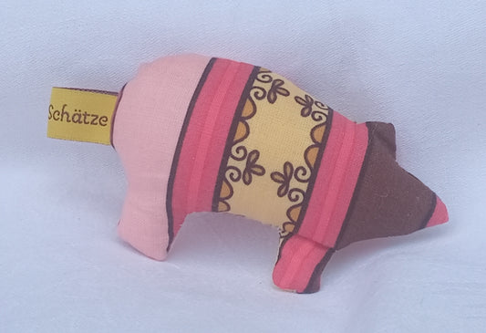 gestreiftes Glücksschweinchen