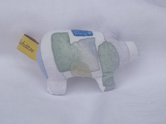 abstraktes Glücksschweinchen