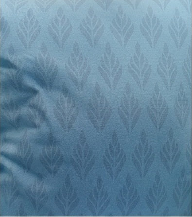 Kissenbezug "blau" mit Hotelverschluss